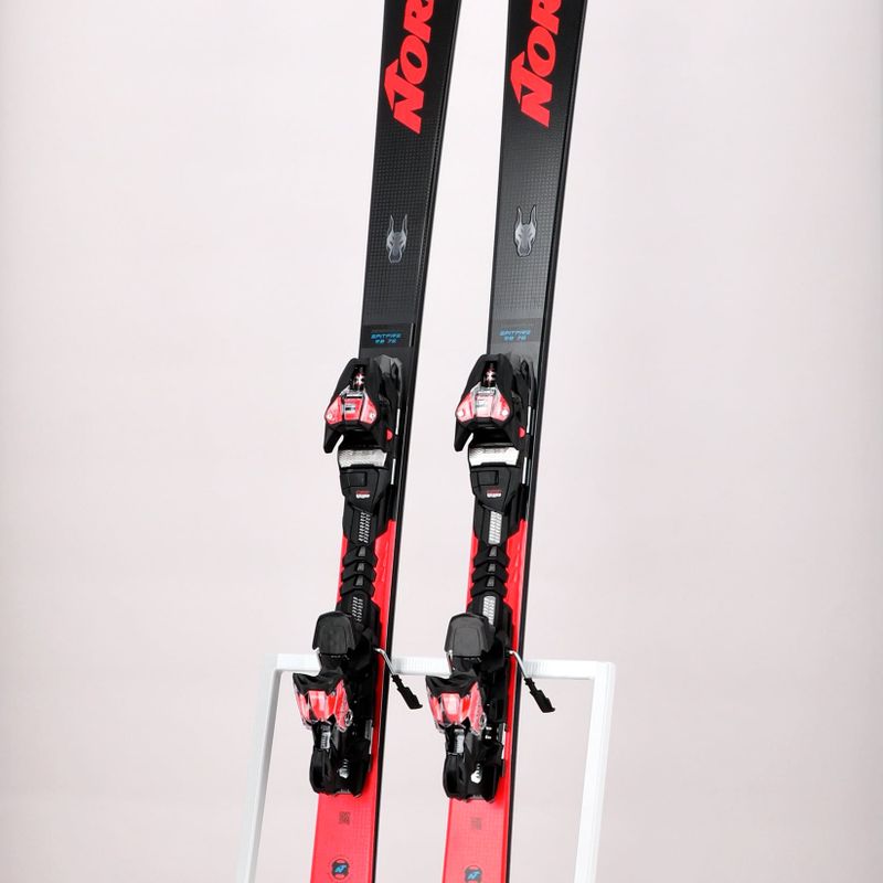 Narty zjazdowe Nordica Dobermann Spitfire 76 RB FDT + wiązania XCELL 12 black/red 16