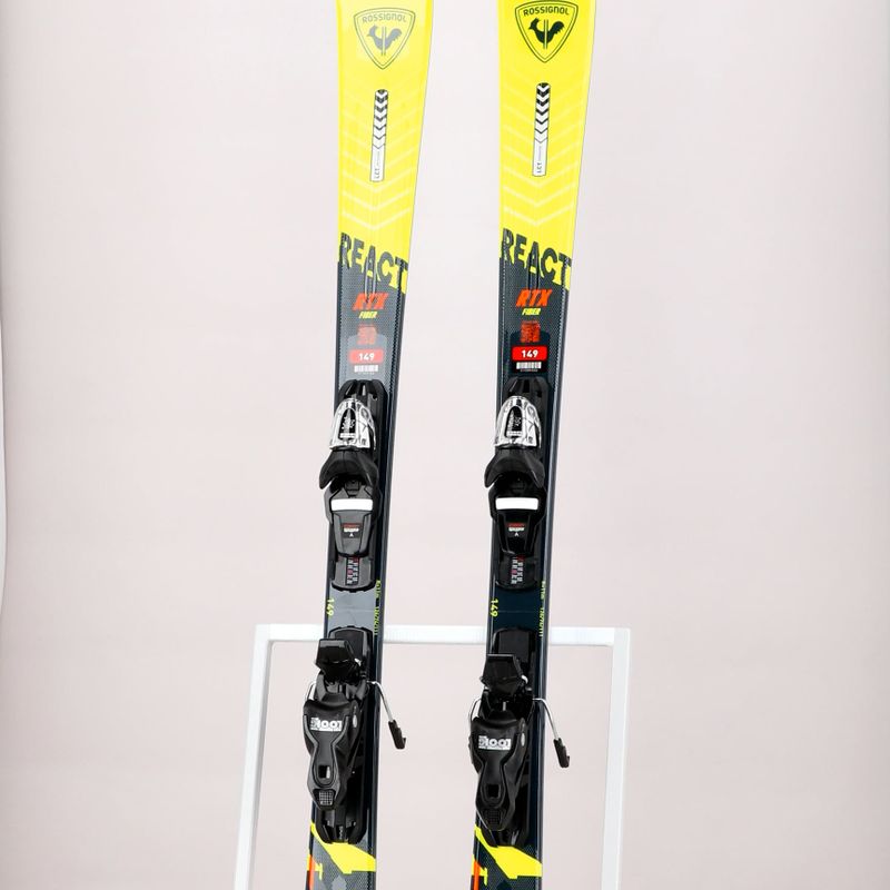 Narty zjazdowe Rossignol React RTX + wiązania Xpress 10 GW yellow/black 13