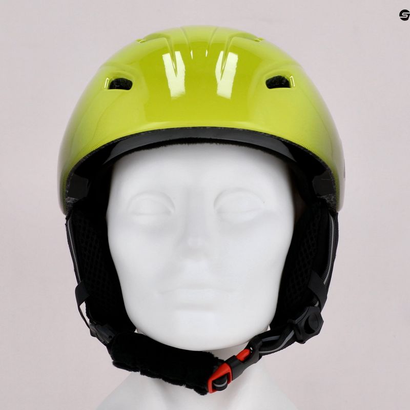 Kask narciarski dziecięcy 4F M016 canary green 15