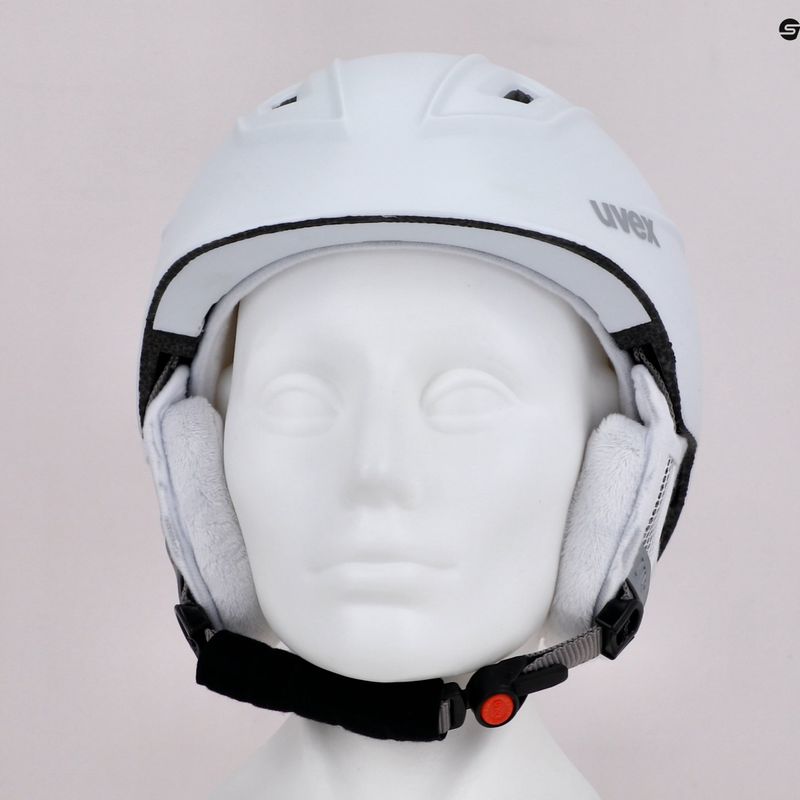 Kask narciarski UVEX Fierce white matte 11