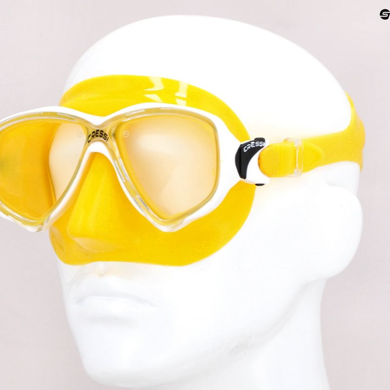 Maska do nurkowania Cressi Marea yellow 9