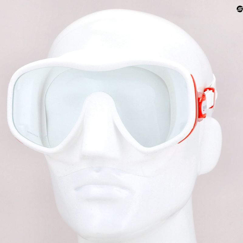 Maska do nurkowania Mares Jupiter white/red 8