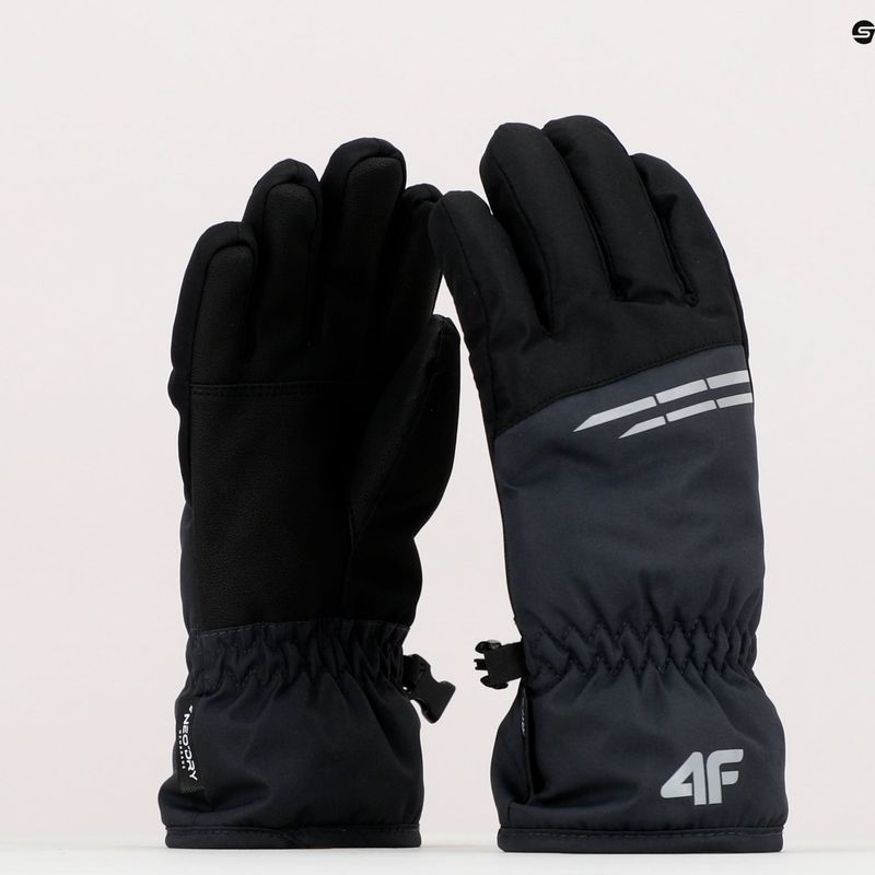 Rękawice narciarskie dziecięce 4F M038 anthracite 10