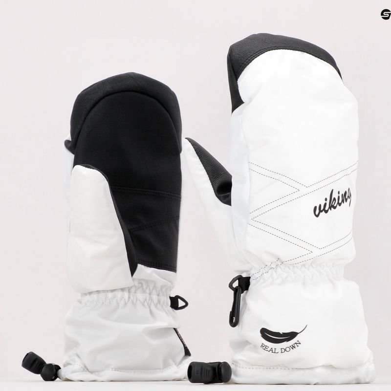 Rękawice narciarskie damskie Viking Strix Mitten Ski white 10