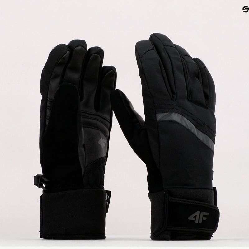 Rękawice narciarskie damskie 4F RED004 black 11