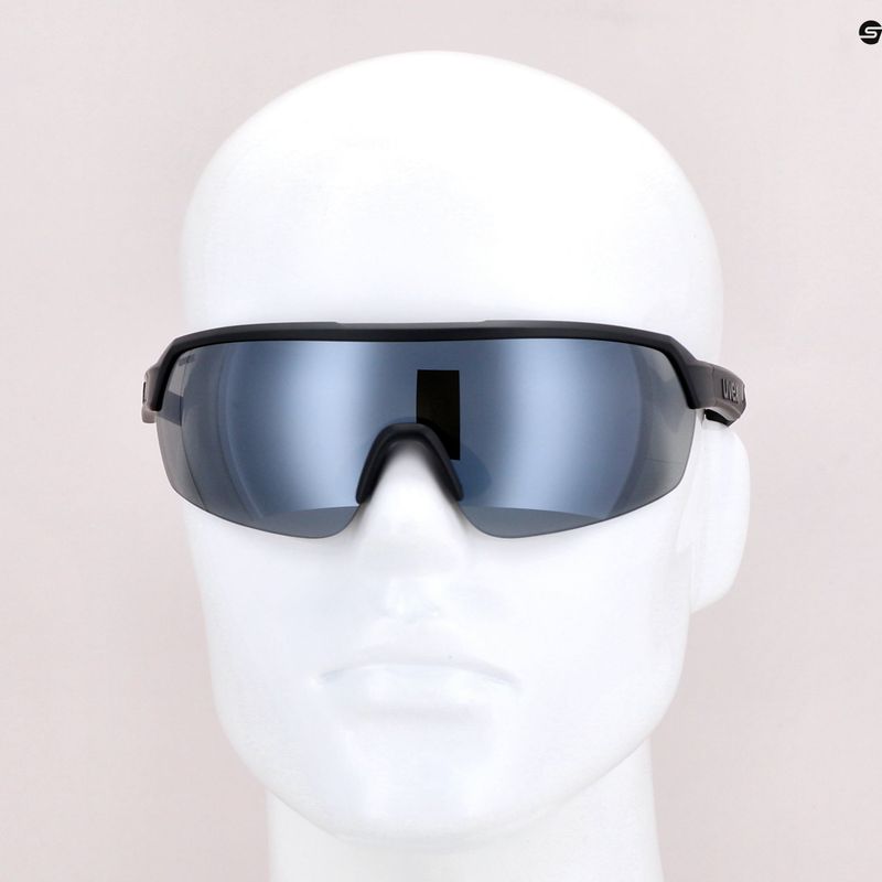 Okulary przeciwsłoneczne UVEX Sportstyle 227 black matt/mirror silver 7