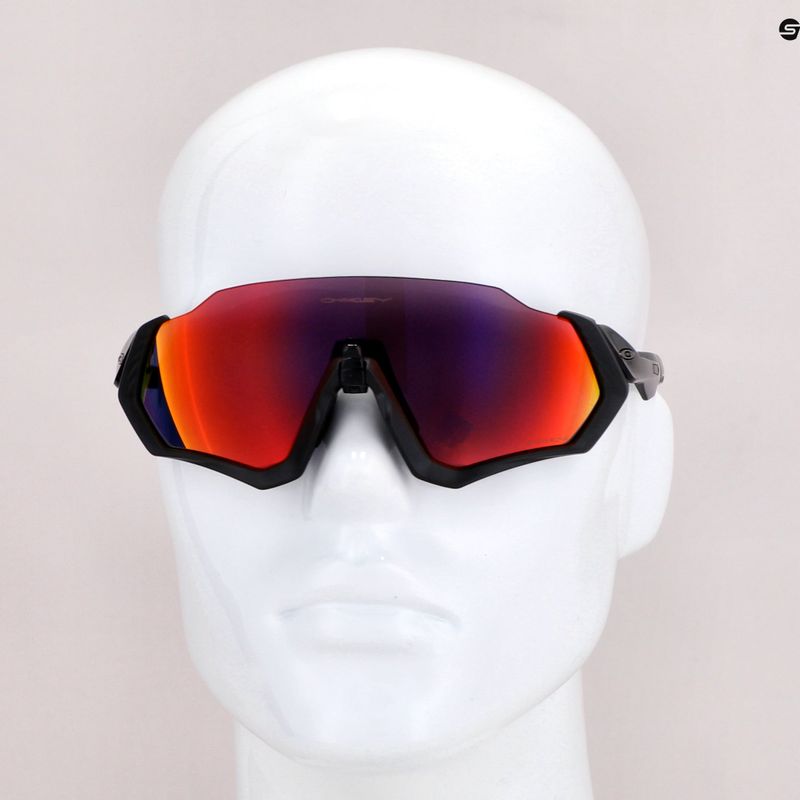 Okulary przeciwsłoneczne Oakley Flight Jacket matte black/prizm road 7