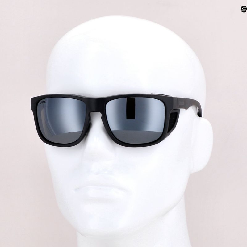 Okulary przeciwsłoneczne UVEX Sportstyle 312 black matt/mirror silver 7