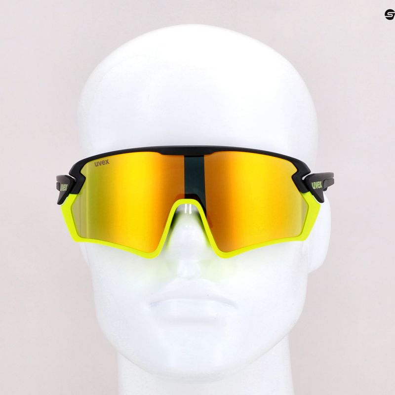 Okulary przeciwsłoneczne UVEX Sportstyle 231 black yellow matt/mirror yellow 7