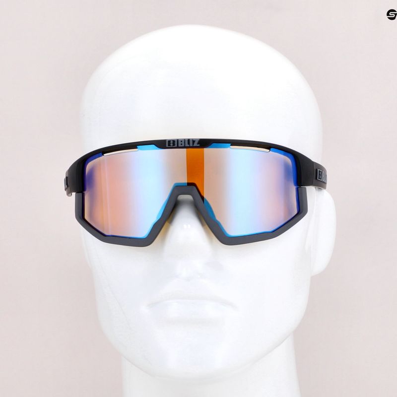 Okulary przeciwsłoneczne Bliz Fusion Nano Optics Nordic Light matt black/ coral/ orange blue multi 7