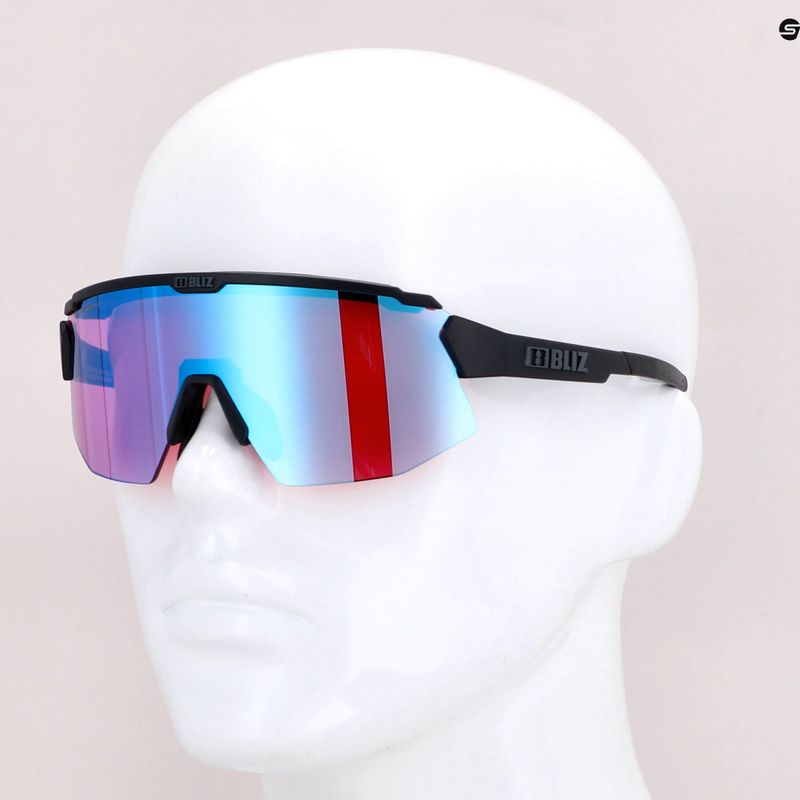 Okulary przeciwsłoneczne Bliz Breeze Nano Optics Nordic Light matt black/begonia/violet blue multi 12