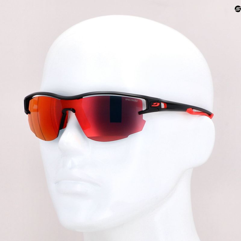Okulary przeciwsłoneczne Julbo Aero Spectron matt black/red 6