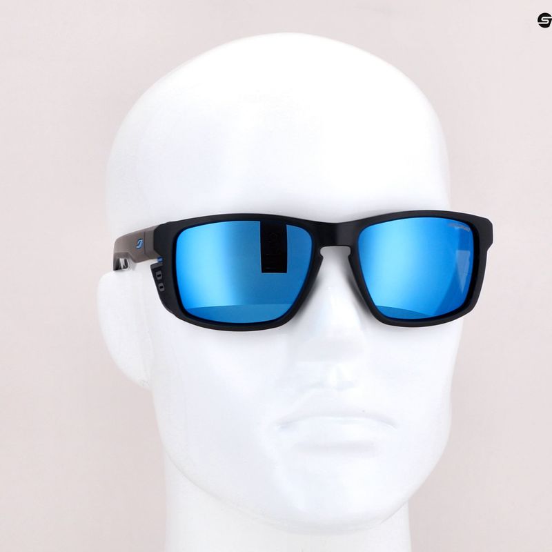 Okulary przeciwsłoneczne Julbo Shield Spectron matt black/blue 6