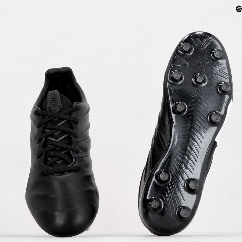 Buty piłkarskie męskie PUMA King Platinum 21 FG/AG puma black/puma white 10