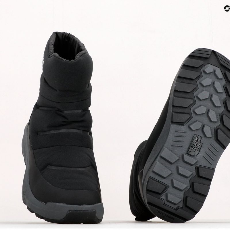 Śniegowce damskie The North Face Nuptse II Bootie WP black/asphalt grey 17