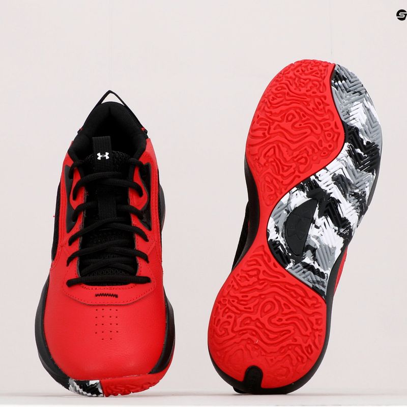 Buty do koszykówki męskie Under Armour Lockdown 6 red/black/white 12