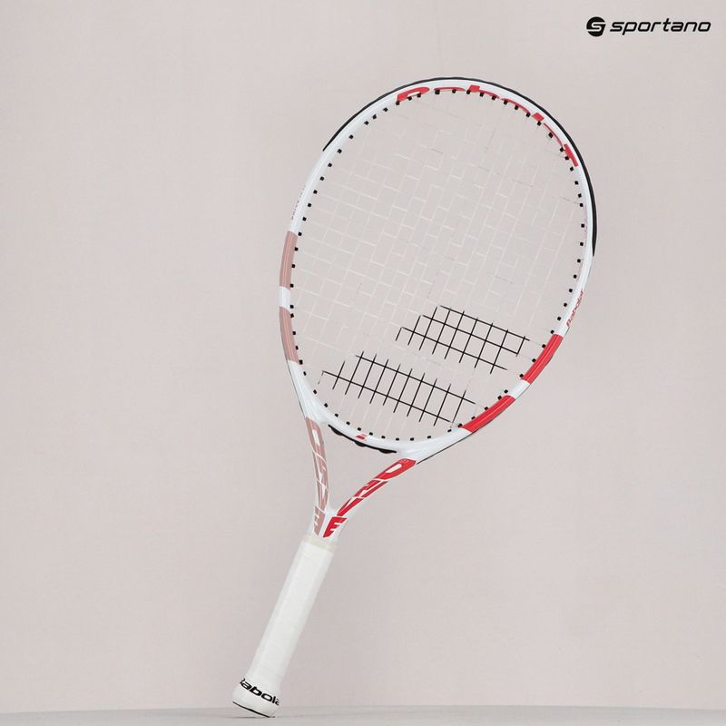 Rakieta tenisowa dziecięca Babolat Drive 23 Girl white/pink 8