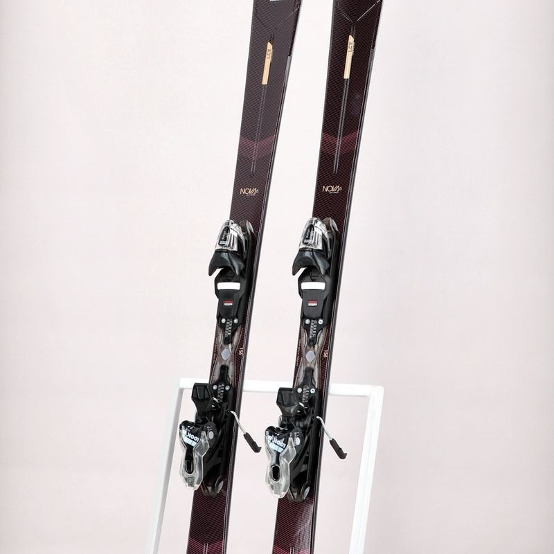 Narty zjazdowe damskie Rossignol Nova 6 + wiązania XP W 11 GW black/gold 11