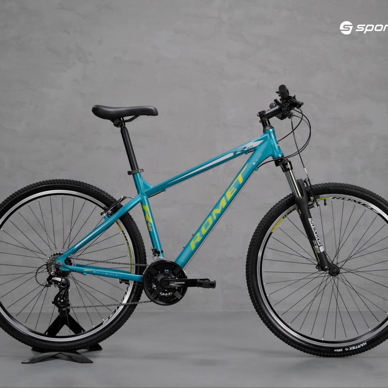 Rower górski Romet Rambler R9.0 niebieski/biały/żółty 16