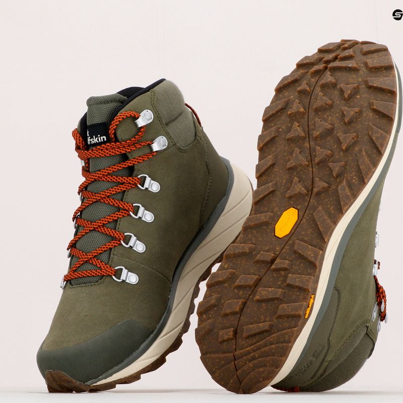 Buty turystyczne męskie Jack Wolfskin Terraventure Urban Mid khaki/orange 11