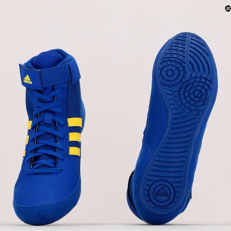 Buty zapaśnicze męskie adidas Havoc niebieskie FV2473 9