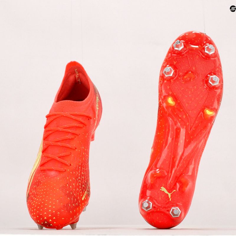 Buty piłkarskie męskie PUMA Ultra Ultimate MXSG fiery coral/fizzy light/puma black 11