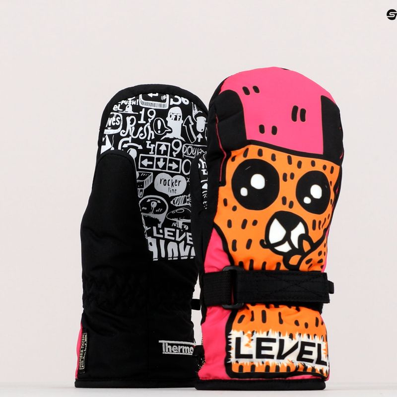 Rękawice narciarskie dziecięce Level Junior Mitt 2022 wood 12