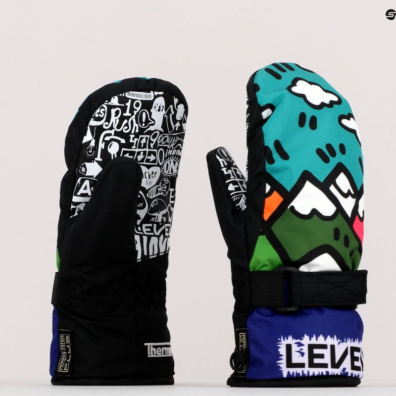 Rękawice narciarskie dziecięce Level Junior Mitt purple 11