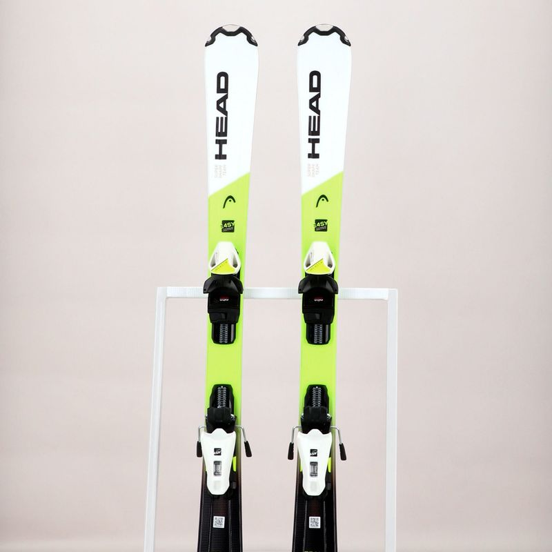 Narty zjazdowe dziecięce HEAD Supershape Team Easy Jrs + wiązania Jrs 4.5 black/yellow/white 11