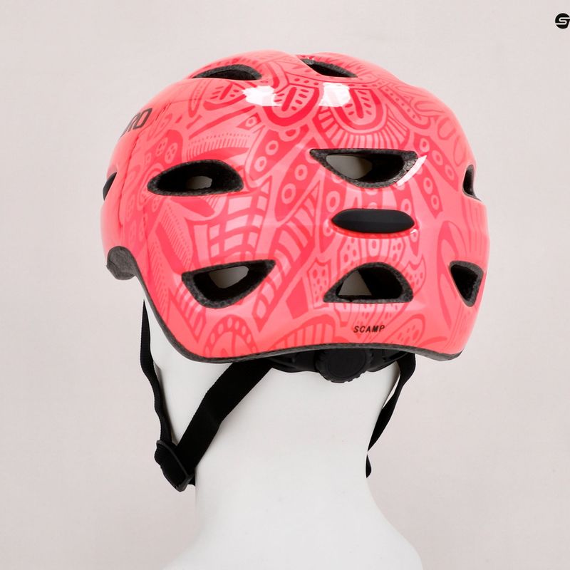 Kask rowerowy dziecięcy Giro Scamp bright pink pearl 9