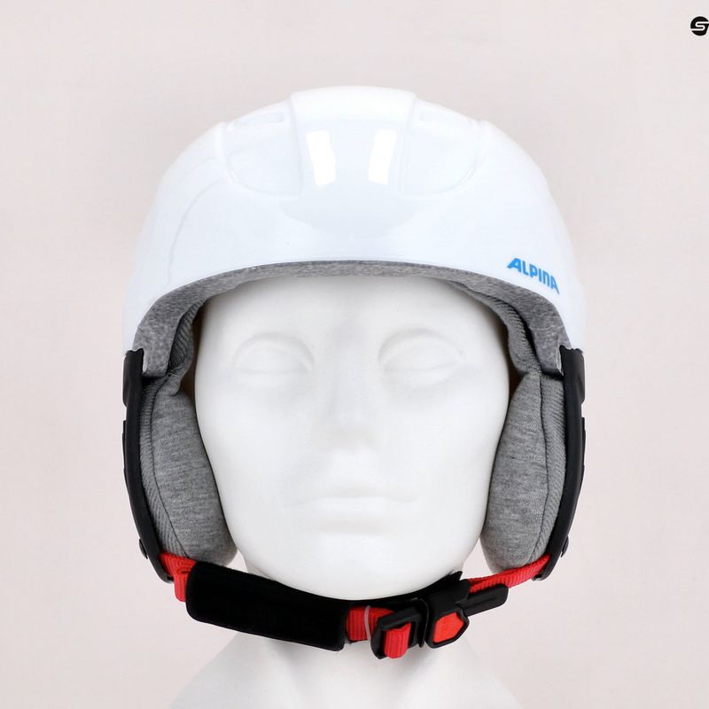 Kask narciarski dziecięcy Alpina Carat white/red/blue 9