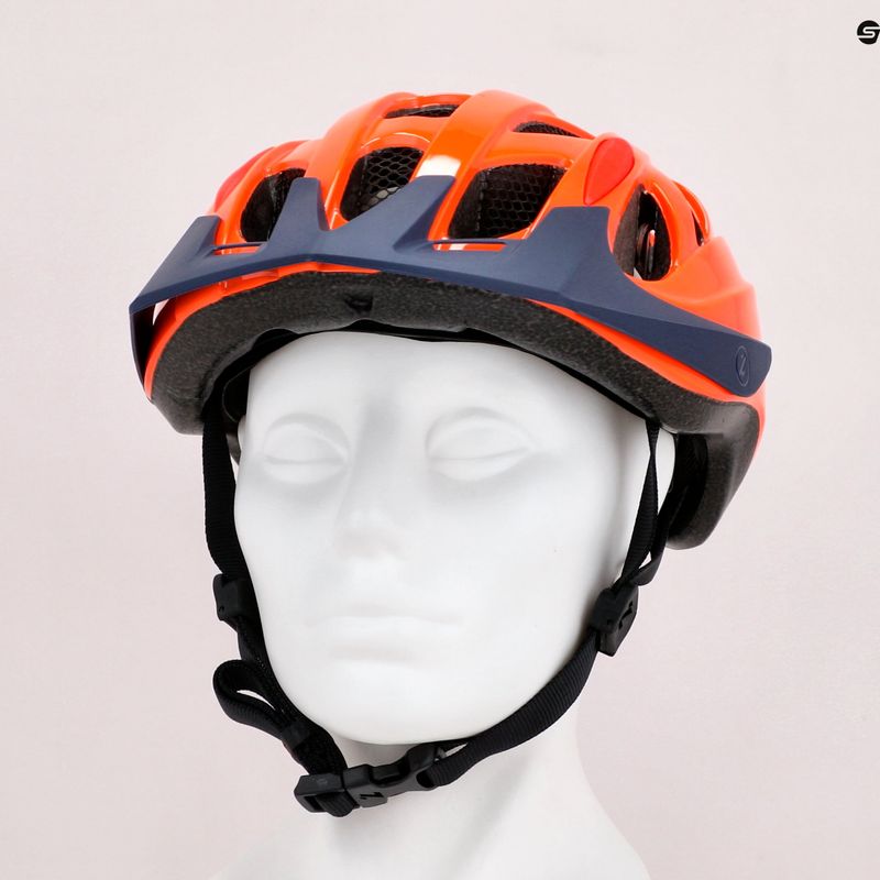 Kask rowerowy dziecięcy Lazer J1 flash orange/blue 9