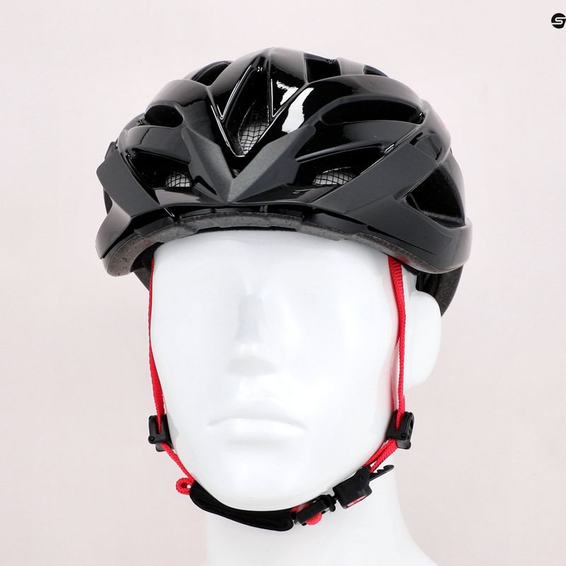 Kask rowerowy Alpina Panoma 2.0 black/red gloss 9