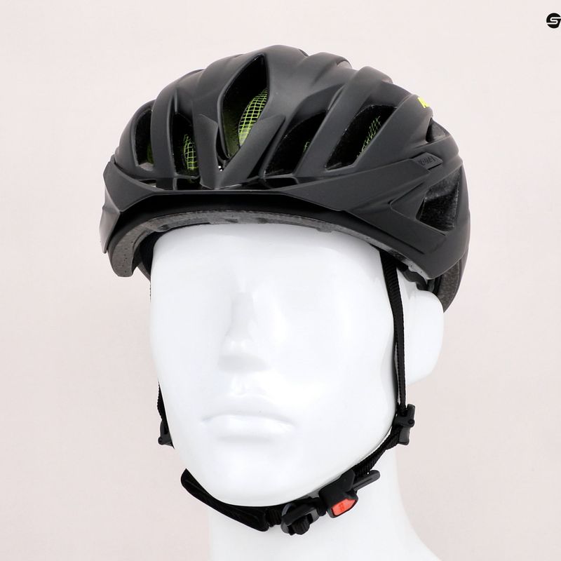Kask rowerowy Alpina Parana black/ neon yellow matte 9