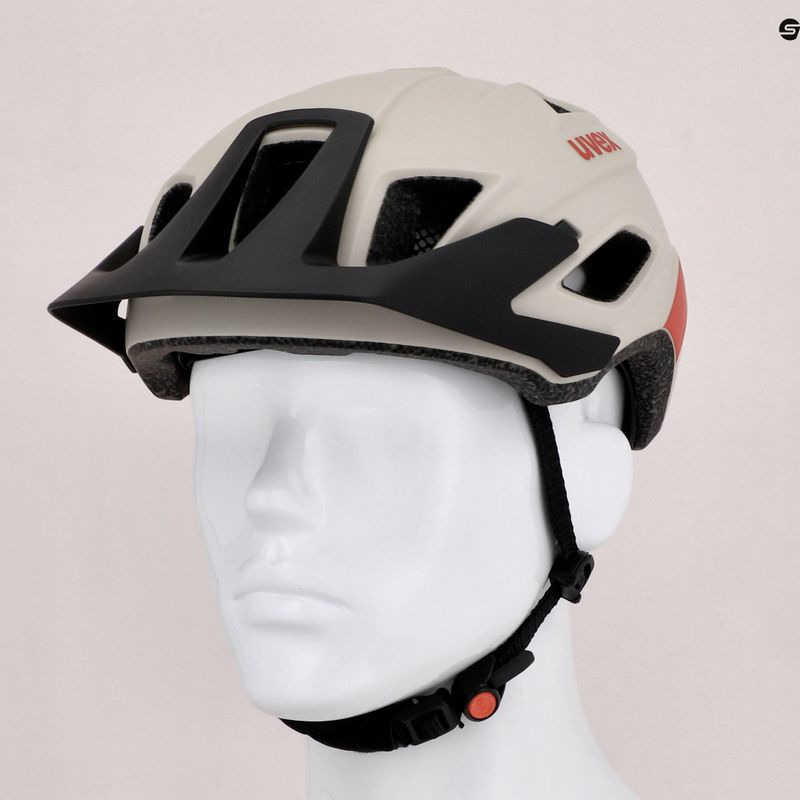 Kask rowerowy UVEX Access sand red matt 8