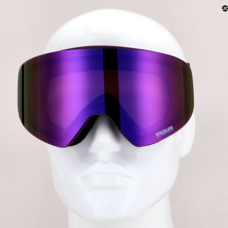 Gogle snowboardowe VonZipper Encore acai satin/wildlife cosmic chrome 9