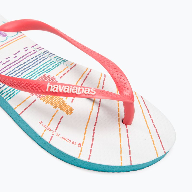 Japonki damskie Havaianas Slim Local Soul Ibiza red/blue/orange 7