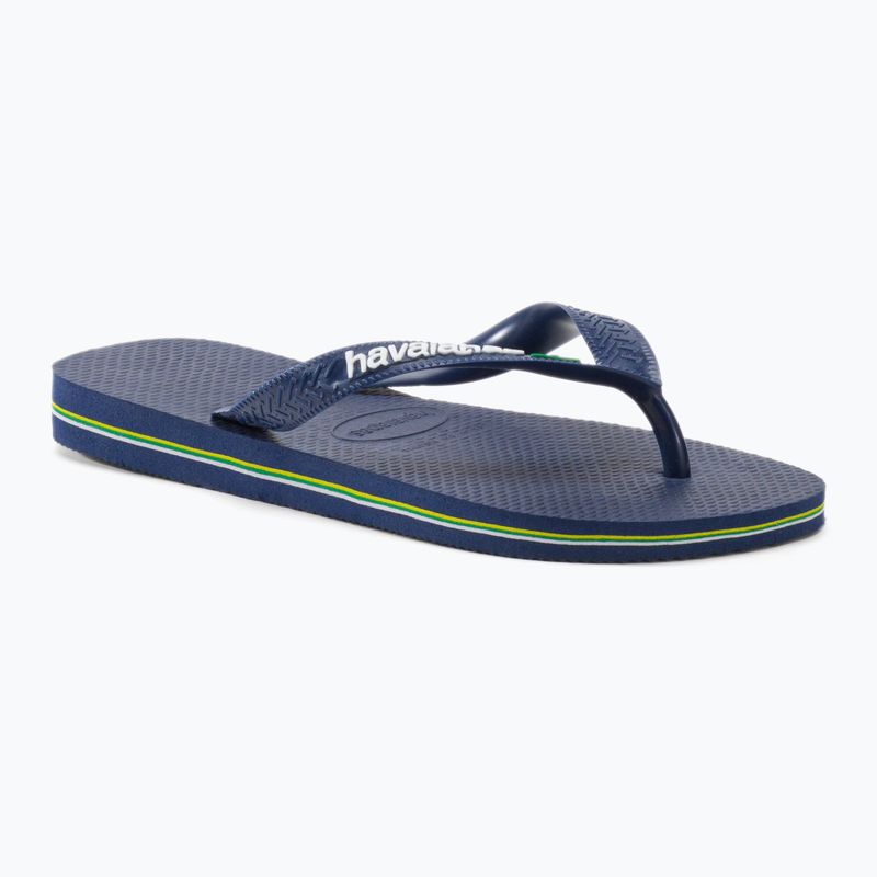 Japonki Havaianas Brasil Logo navy blue