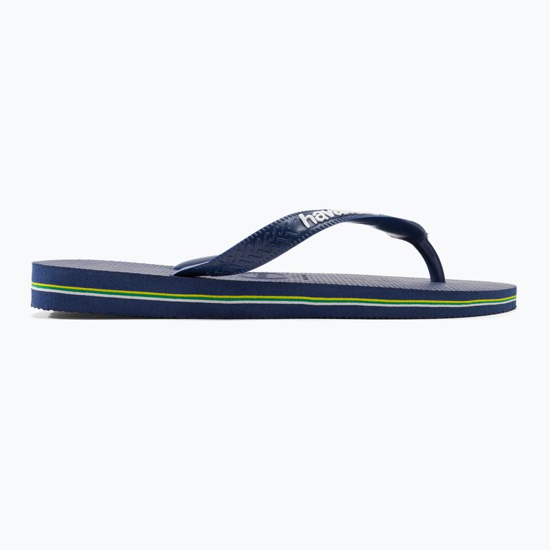 Japonki Havaianas Brasil Logo navy blue 2