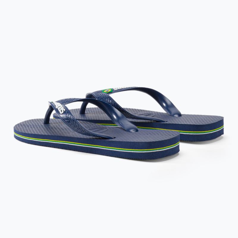 Japonki Havaianas Brasil Logo navy blue 3