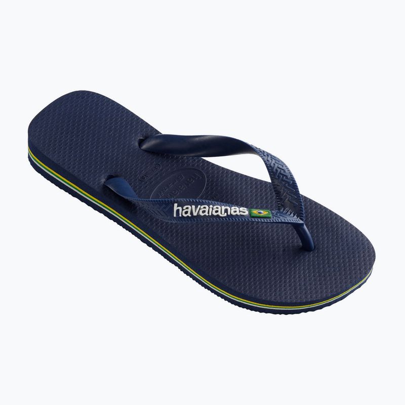 Japonki Havaianas Brasil Logo navy blue 8