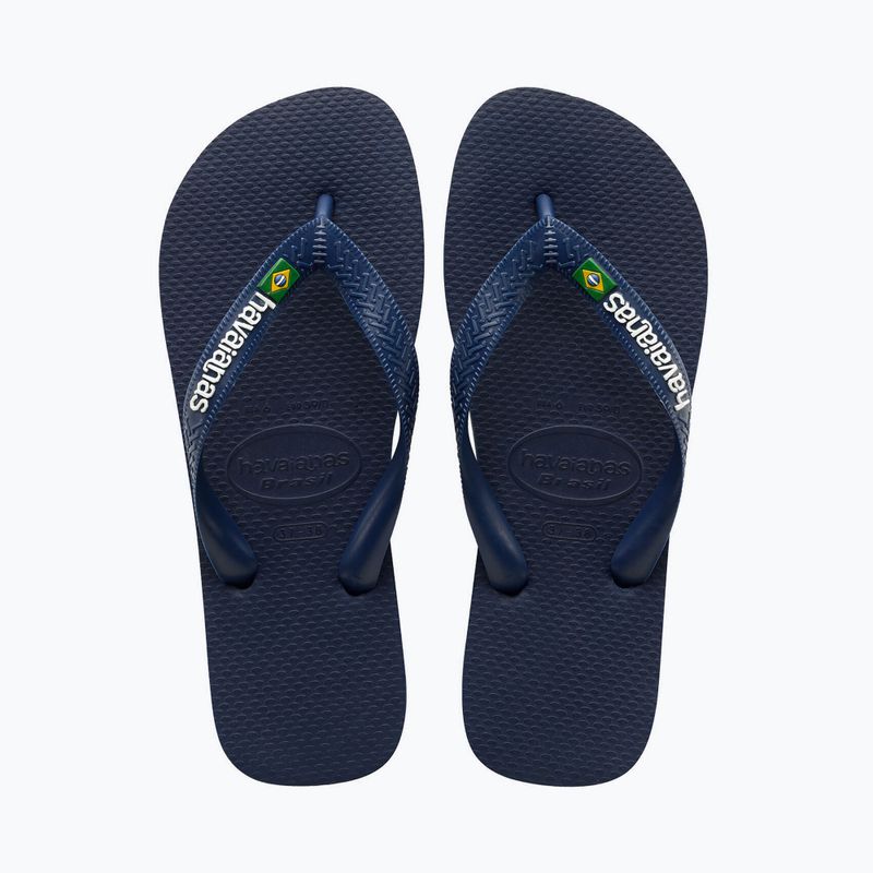 Japonki Havaianas Brasil Logo navy blue 10