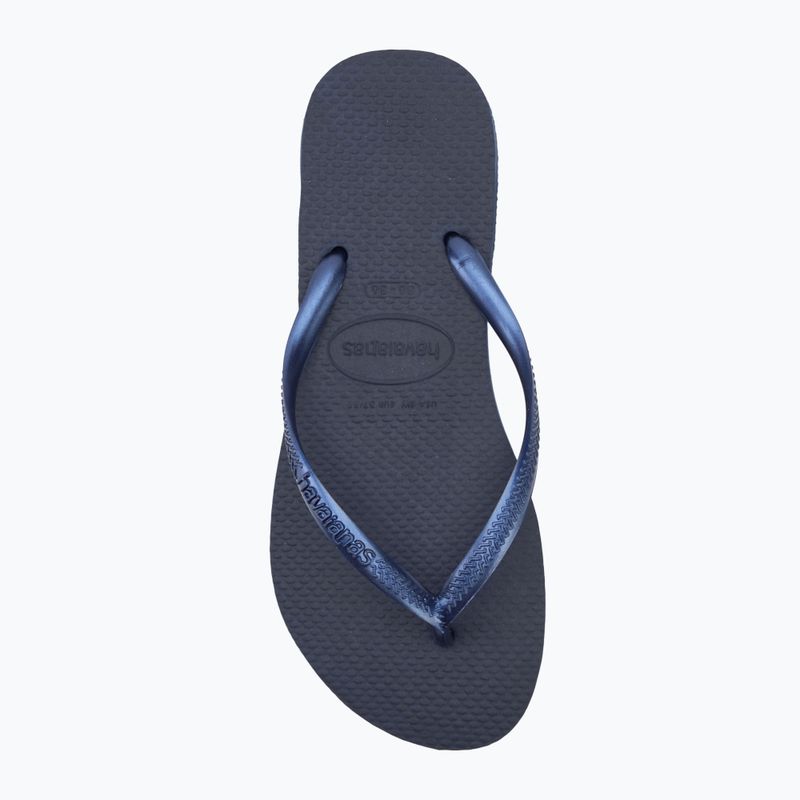 Japonki damskie Havaianas Slim navy blue 5