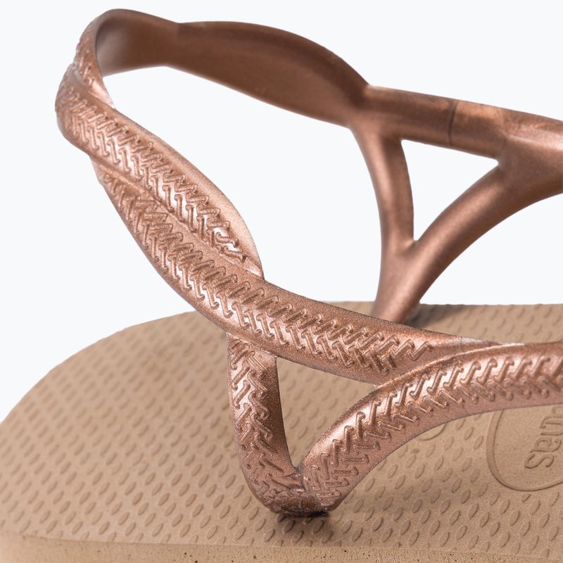 Sandały damskie Havaianas Luna rose gold/rose gold 8