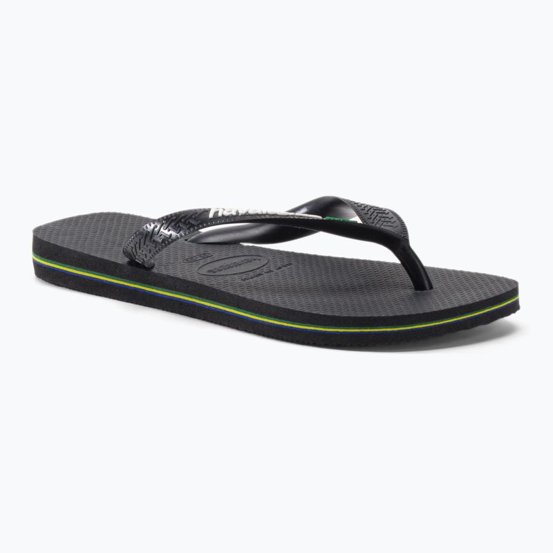 Japonki Havaianas Brasil Logo black/black