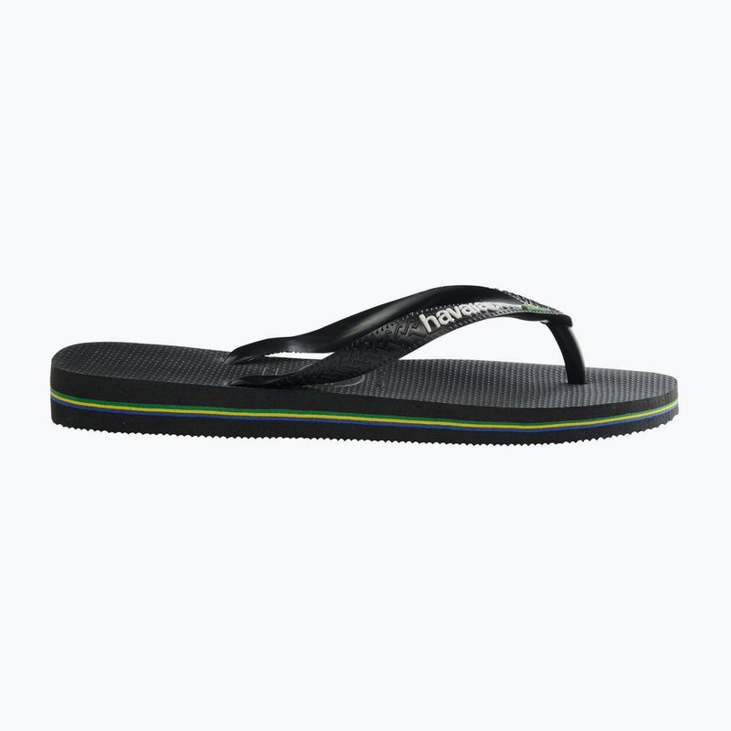Japonki Havaianas Brasil Logo black/black 9