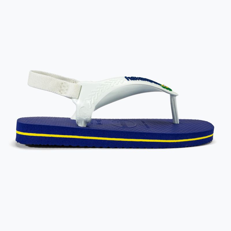 Sandały dziecięce Havaianas Baby Brasil Logo II marine blue 2