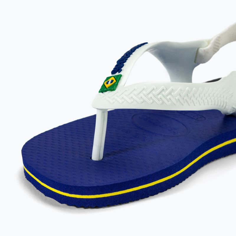 Sandały dziecięce Havaianas Baby Brasil Logo II marine blue 8