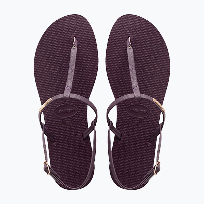 Sandały damskie Havaianas You Riviera purple/black/gold 12