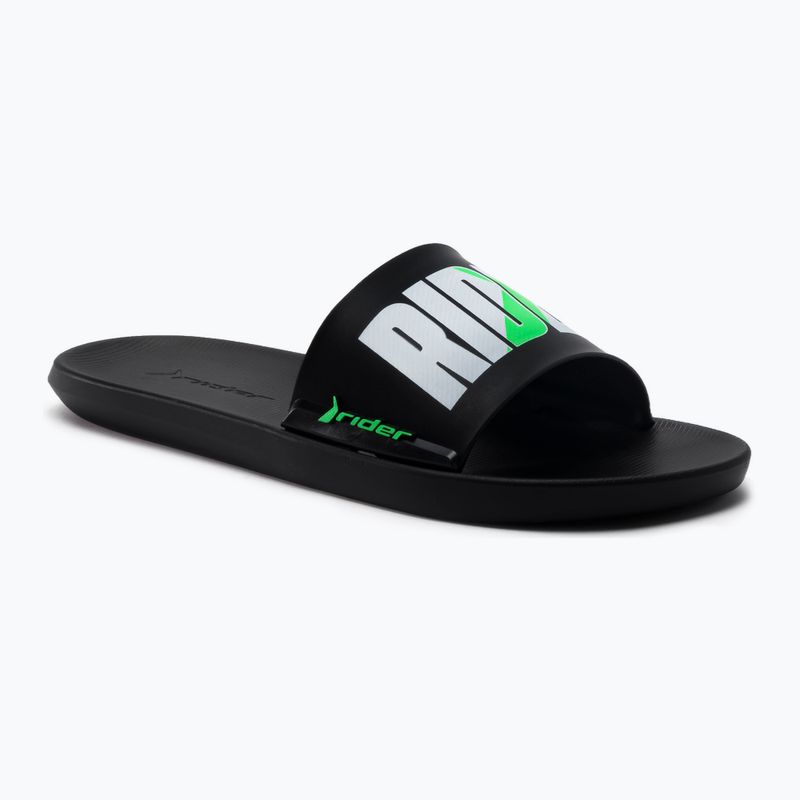 Klapki męskie RIDER Speed Graphics black/white/green